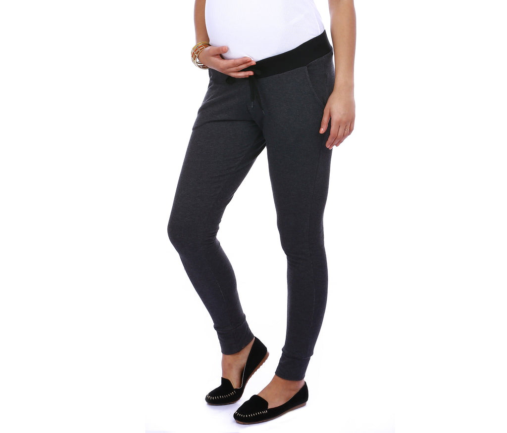 Maternity-Dresses-The-All-Rounder-Track-Pant-Grey