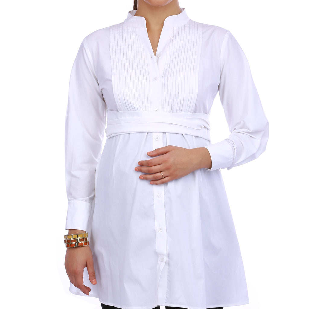 Maternity-Dresses-Bianca-Tunic-White-Image5
